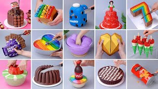 1000 Easy Colorful Cake Decorating You Can Try At Home  Beautiful Chocolate Cake Compilation [upl. by Barbi]