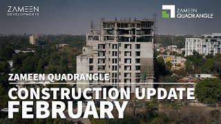 Zameen Quadrangle Construction Update  February 2024 [upl. by Sigismond]