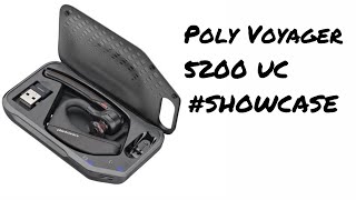 plantronics polyvoyager 5200 UC UC showcase fullreview bluetooth earpiece handsfree tech [upl. by Ocirred]