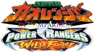 In Comparison Ep 10 Gaoranger vs Wild Force [upl. by Nuhsal502]