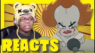 Pennywise VS The Joker Cartoon Beatbox Battles by verbalase  Animation Reaction [upl. by Ilenna]