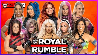 EPIC RUMBLE  WWE Royal Rumble 2024  WWE 2K23 Gameplay [upl. by Kiele]