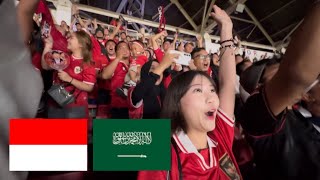 Korean reaction Indonesia  Saudi Arabia IN GBK🇮🇩🇸🇦timnas Indonesia [upl. by Llerryt19]