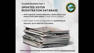 Clatsop County Trusted Elections [upl. by Ideih]