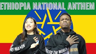 Ethiopia National Anthem  Reaction Video  Swahilitotheworld [upl. by Milone]