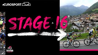 2022 Giro d’Italia  Stage 16 Highlights  Eurosport [upl. by Pricilla]