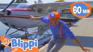 Blippi Water Plane Song ✈️  1 Hour of BLIPPI Songs  Educational Songs For Kids [upl. by Retla]