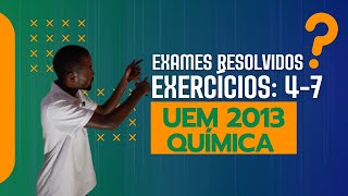 Exame da UEM 2013 Resolução dos exercícios 47 [upl. by Redfield]