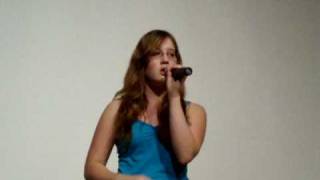 Me Singing quotTemporary Homequot by Carrie Underwood at my Talent Show [upl. by Analos528]