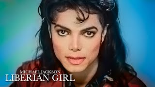 Michael Jackson  Liberian Girl  Music Video AI [upl. by Rhoads]