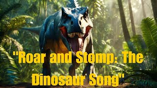 quotRoar and Stomp The Dinosaur Songquot The Dinosaur Kids Song [upl. by Ymme944]