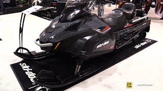 2016 Ski Doo Skandic SWT Super Eide Track Sled  Walkaround  2015 Toronto Snowmobile amp ATV Show [upl. by Neelcaj]