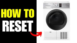 How To Reset Fisher And Paykel Dryer [upl. by Germayne]