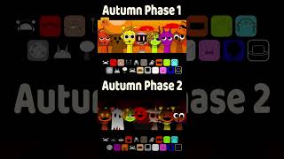 Incredibox Sprunki  Autumn Phase 1 Vs Autumn Phase 2 shorts sprunki [upl. by Desi688]