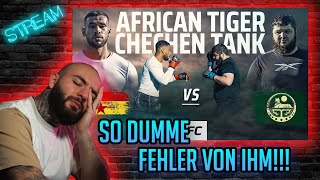 Edmon reagiert aufAfrican TIGER vsChechen TANK  Heavyweight Streetfight  DFC  Stream Highlights [upl. by Labors]