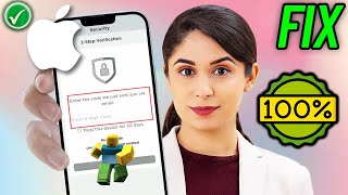 Fix Roblox 2 Step Verification Not Sending Email on iPhone 2024  Roblox Verification Not Coming [upl. by Ciapha766]