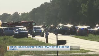 Deputy injured suspect dead in Charleston traffic stop shooting [upl. by Donelle84]