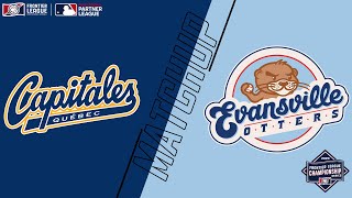 Frontier League Championship Game 4 Evansville Otters vs Quebec Capitales 91623 AudioCast [upl. by Slemmer490]