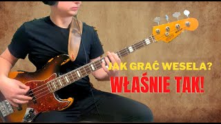 Podstawowe Weselne Rytmy Basowe  Jak grać na weselach na basie Gitara basowa na weselu  BUZZ WASP [upl. by Willette]