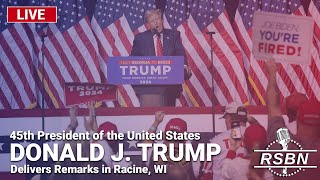 LIVE REPLAY President Trump Delivers Remarks in Racine Wisconsin  61824 [upl. by Hsital]