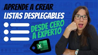 Aprende a crear LISTAS DESPLEGABLES desde cero a EXPERTO en EXCEL [upl. by Derby]