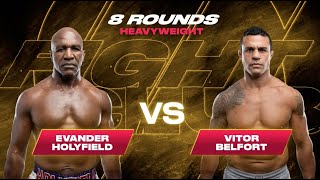 Evander Holyfield vs Vitor Belfort Highlights [upl. by Jerry]