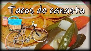 Tacos de canasta como los de bicicleta  El Mister Cocina [upl. by Bibbye]