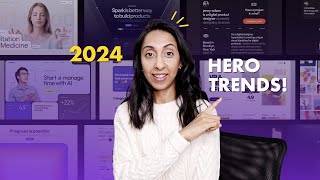 2024 Design Trends  5 Must Try Hero Layouts [upl. by Beaston]