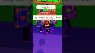 Is he bot or not tell in the comment roblox [upl. by Arette]