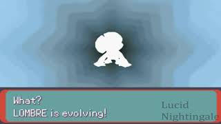 Pokemon Emerald Lotad Evolves to Lombre and to Ludicolo [upl. by Sperry512]