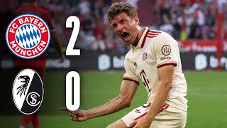 “It rattles the brain”  Müllers record at FC Bayern vs Freiburg 20  Highlights amp Reactions [upl. by Hgieleak]