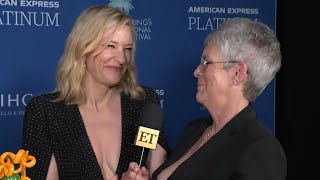 Jamie Lee Curtis and Cate Blanchett Get Playful at PSIFF Exclusive [upl. by Mecke]