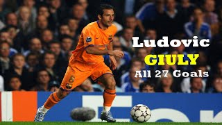 Ludovic Giuly All 27 Goals Barcelona HD 20042008 [upl. by Niuqauj954]