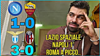 NAPOLI  ROMA 10 e LAZIO  BOLOGNA 30 NESSUNO MOLLA 1 CM🔥 [upl. by Aihsercal]