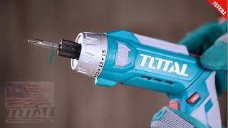 TOTAL® Li Ion Cordless Screwdriver 8V TSDLI 0801 [upl. by Anitsuj]