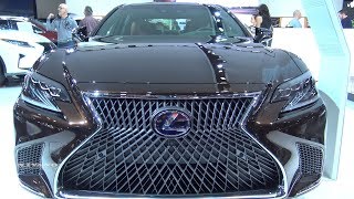 2018 Lexus LS 500h Hybrid  Exterior And Interior Walkaround  2018 Montreal Auto Show [upl. by Fons]