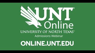 Webinar Admissions for University of North Texas Bachelor of Applied Arts and Sciences BAAS [upl. by Sidney930]