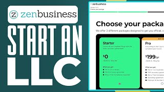 How To Start An LLC With ZenBusiness 2024 [upl. by Sineray]