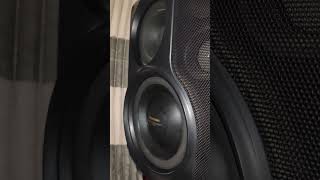 Flex of passive radiator of old panasonic speaker bass basstest oldschool speaker [upl. by Yolane]