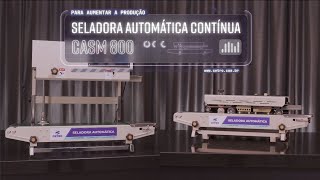 Seladora Automática Contínua CASM 800 [upl. by Allx]