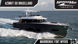 Azimut Magellano 66 Highlights MarineMax Fort Myers [upl. by Suinotna198]