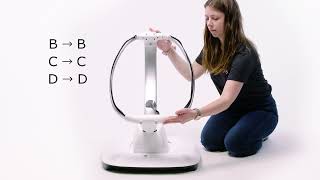 Assembling the MamaRoo MultiMotion Baby Swing Model 1046 [upl. by Eiramnwad]