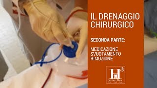 Come si rimuove un drenaggio 💉 drenaggi chirurgici parte 2 [upl. by Nnaegroeg]