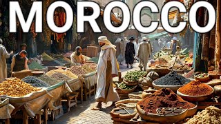 🇲🇦 CASABLANCA MOROCCO MOROCCAN STREET FOOD CASABLANCA CITY WALKING TOUR HUBOUS  NEW MEDINA 4K [upl. by Lanti379]