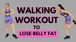 Walk at Home Workout to Lose Belly Fat 20 Minutes QUICK WORKOUT [upl. by Eniamrahc]