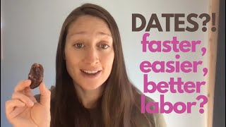 Will Eating DATES Prepare You for a Better Faster and EASIER LABOR And maybe prevent INDUCTION [upl. by Burnight464]