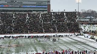 The Snow Game Arkansas at 21 Mizzou  Faurot Field Columbia MO Football 2nd Quarter Action 5 [upl. by Gordie300]