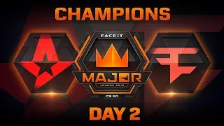 Astralis vs FaZe  Mirage FACEIT Major London 2018 [upl. by Frodin302]