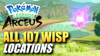 Pokemon Legends Arceus  All Wisp Locations  How To Get Spiritomb Eerie Apparitions In The Night [upl. by Jaddan]