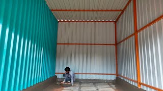 10 x 17 tin shed commercial shop cost of construction details [upl. by Anrapa707]